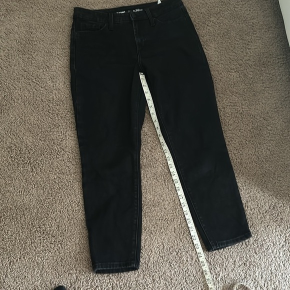 Old Navy high-rise OG street black jeans, size 4 petite - Picture 3 of 9